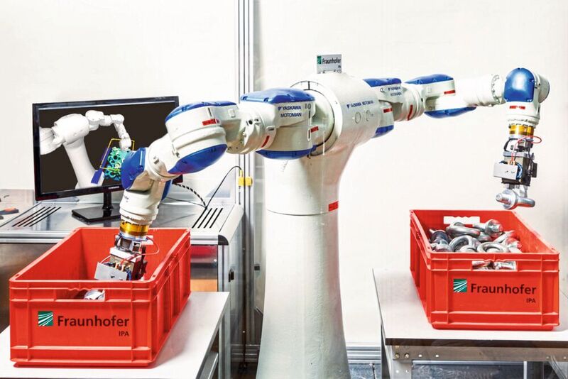 Für die Smart Factory sind Roboter eine Schlüsselkomponente, da sie einen großen Teil zur geforderten Flexibilität in der Produktion beitragen.
