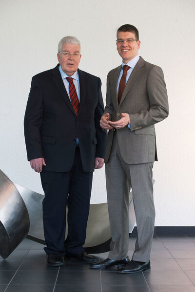 The Mapal senior management: Dr. Dieter Kress (president) and Dr. Jochen Kress (FRIEDRUN REINHOLD)