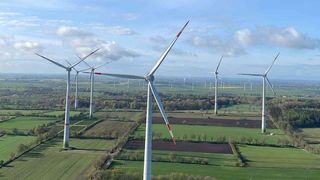 Der Windpark "Huje" in Schleswig-Holstein wurde erfolgreich in die aFRR-Vermarktung überführt. (Bild: nttb/Looft-Schmidt)