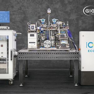 ECO2CELL Lab Plant zur elektrochemischen Umwandlung im Labormaßstab für Testzwecke(Bild:  GIG Karasek)