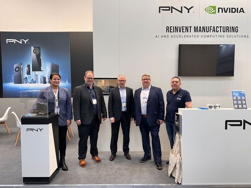 Das PNY Team kennt sich mit der KI Thematik professionell aus, denn... (Bild: Vogel IT-Medien)