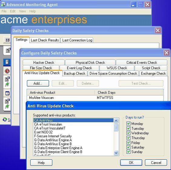 Screenshots: täglicher Sicherheits-Check mit GFI Max Remote Management, Bild: GFI (Archiv: Vogel Business Media)