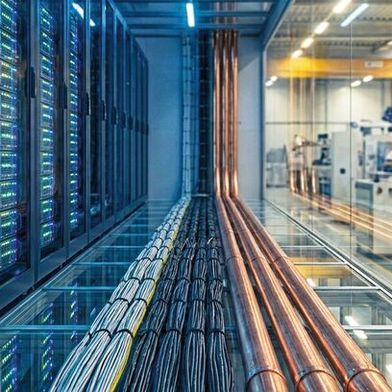 Digitalisierung in der Industrie braucht mehr und mehr Rechenleistung – und damit auch immer mehr Strom. Damit wird die Energiefrage zu einem Standortfaktor.  (Bild: Gemini / KI-generiert)