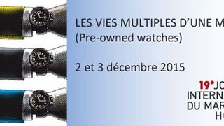 A vos agendas et réservez les 2 et 3 décembre 2015 (Image: Journée Internationale du Marketing Horloger)