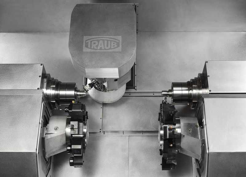 Bild 2: Fräseinheit für die Simultanbearbeitung mit drei Werkzeugen im Eingriff. (Archiv: Vogel Business Media)