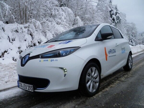 Rein elektrisch unterwegs: Werner Hillebrand-Hansen fuhr 1375 km in 2 Tagen von München nach Barcelona mit dem Renault ZOE (Bild: eRUDA.de)