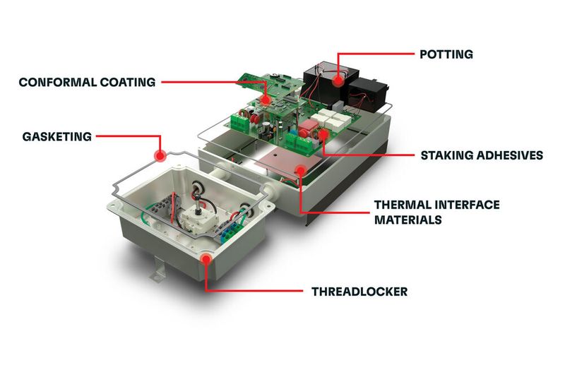 Henkel solutions for solar power inverters (Source: Henkel AG & Co. KGaA)