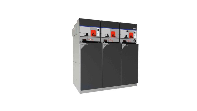 Die Mittelspannungsschaltanlage "cgm.zero24" nutzt - statt fluorierter Gase - industrial natural air als Isolationsmedium.(Bild:  Ormazabal)