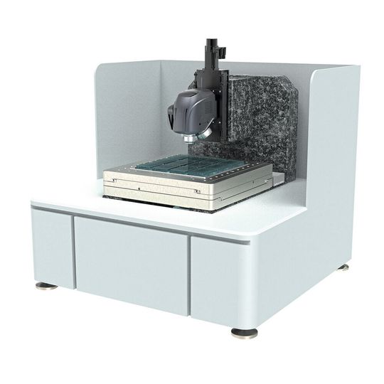 Der Durchlicht-Kreuztisch KDT600 von Steinmeyer Mechatronik wurde speziell für das Hochdurchsatz-Screening von Mikrotiterplatten im Reinraum entwickelt. Der Durchlicht-Kreuztisch KDT600 von Steinmeyer Mechatronik wurde speziell für das Hochdurchsatz-Screening von Mikrotiterplatten im Reinraum entwickelt.