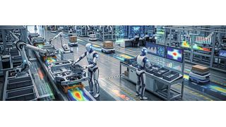 Humanoide Roboter und autonome Fabrik: Zwei Megatrends kommen zusammen. (Bild: KI-generiert)