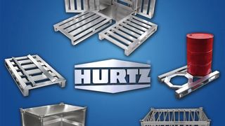 Sauber und sicher - das sollen die beiden zentralen Produkteigenschaften von Paletten, Aufsätzen und Containern aus Aluminium sein.  (Bild: Anton Hurtz)