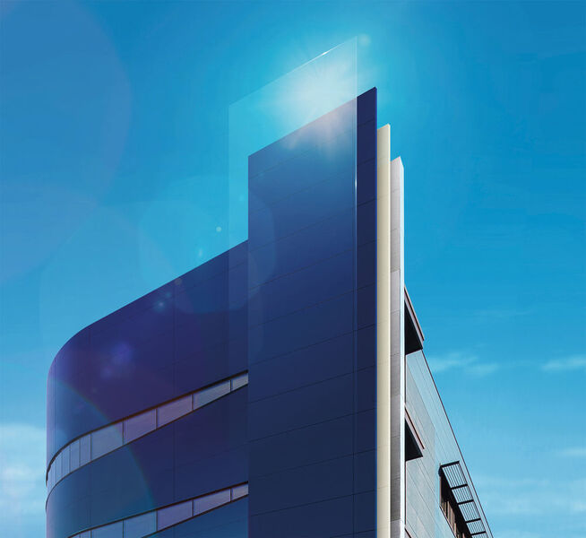 Die neue Generation von Colorcoat Prisma sorgt für eine UV- und Farbbeständigkeit sowie einen höheren Glanzgrad und eine verlängerte Lebensdauer der gesamten Gebäudehülle. (Tata Steel)