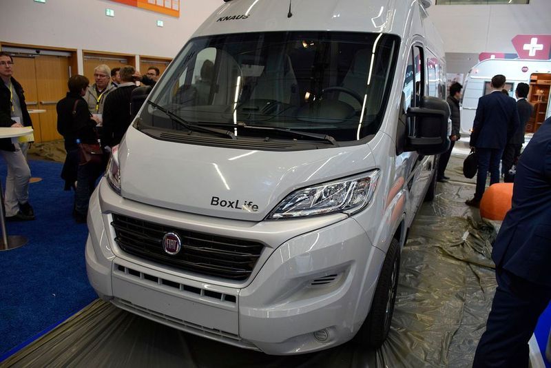Eine Neuheit der Marke Knaus ist der Kastenwagen Boxlife. Er besitzt serienmäßig eine Dieselheizung. (»kfz-betrieb«/Jan Rosenow)