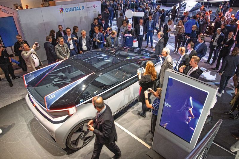 Das Konzeptauto 360c sorgte bei den Besuchern der Digital X für viel Aufmerksamkeit. (Volvo)