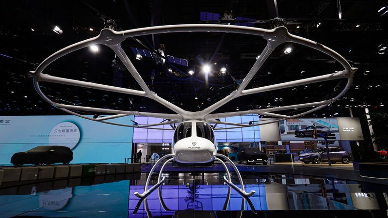 Geely bringt die Elektromobilität in die Luft. Mit dem Bruchsaler Unternehmen Volocopter ist der Konzern eine Zusammenarbeit eingegangen. (Bild: Geely)