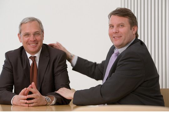 Das Geschäftsführerduo: (v. li.) Torsten Kietzmann und Michael Roth (Archiv: Vogel Business Media)