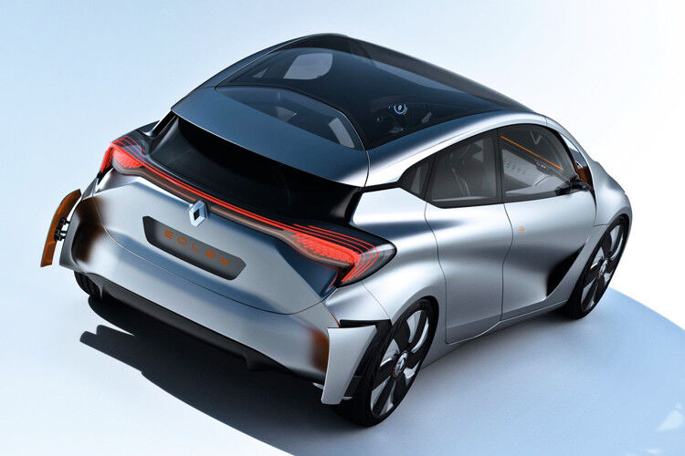 Konkurrenz zum VW XL 1: Renaults Öko-Auto-Studie „Eolab“ soll pro 100 Kilometer mit nur einem Liter Sprit auskommen. (Foto: Renault)
