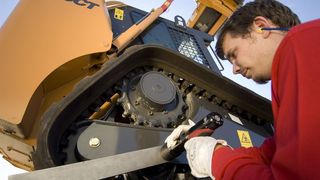 Der Hochmomentschrauber ECP von Desoutter eignet sich für hohe Drehmomente, wie sie in der Schwerindustrie gängig sind. (Desoutter) (Archiv: Vogel Business Media)