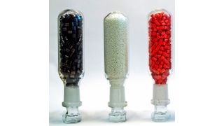 Unterschiedliche Erscheinungsformen heterogener Katalysatoren. (Lanxess)