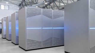 Die Rechnerhalle des Jülich Supercomputing Centre (JSC): Das Forschungszentrum Jülich und Google wollen künftig gemeinsam zu Quantencomputern forschen und sich künftig insbesondere bei der Ausbildung von Nachwuchswissenschaftlern und Experten gegenseitig unterstützen. (Forschungszentrum Jülich GmbH, Ralf-Uwe Limbach)