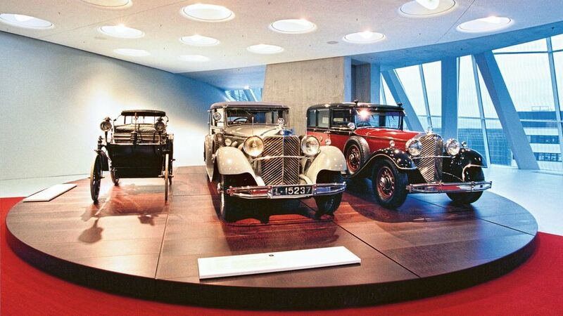 Das Mercedes-Benz Museum zeigt aktuell zwei Fahrzeuge des Mercedes-Benz 770 „Großer Mercedes“ (Baureihe W 07, 1930 bis 1938) von berühmten Vorbesitzern.  (Mercedes-Benz)