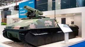 Heute geht die Pariser Rüstungsmesse Eurosatory zu Ende. Ein Thema des Events waren auch autonome Kampfsysteme, wie sie etwa Renk mit Patria aus Finnland (Bild) entwickelt. KI-gestützte Waffensysteme seien demnach nötig, aber nicht unumstritten ... (Bild: Patria)