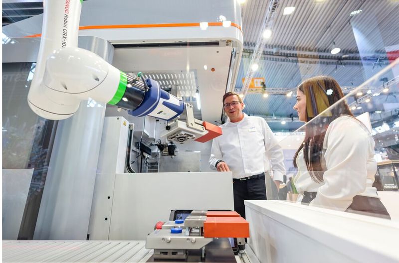 Application robotique en action lors de l'AMB 2024.  (Source : Messe Stuttgart)