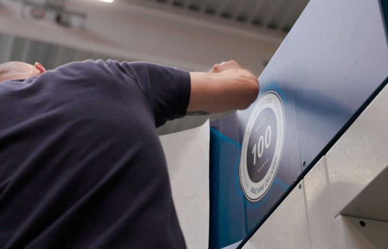 Die 100. Grob-Maschine für Endurance – ein besonderer Meilenstein für beide Unternehmen.  (Bild: Grob)