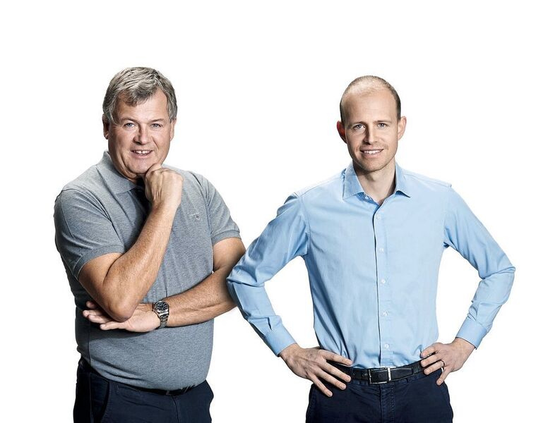Claude et Cédric Chèvre, co-CEO de Décovi depuis le 1er février 2022. (Décovi / Groupe Acrotec)