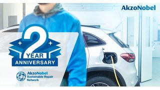 Zwei Jahre besteht das Sustainable Repair Network von Akzo Nobel schon und hat europaweit 203 Betriebe zertifiziert.  (Bild: Akzo Nobel)
