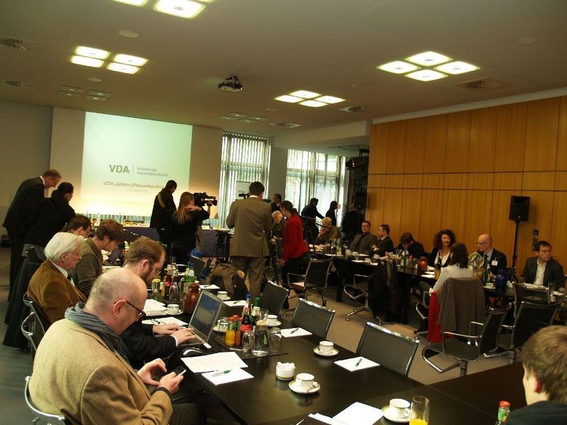 Die Fachpresse rüstet sich für die Jahrespressekonferenz des VDA. (Archiv: Vogel Business Media)