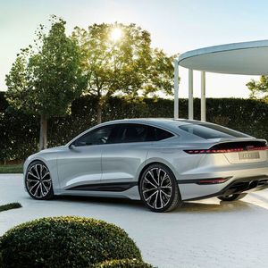 Der A6 E-Tron concept basiert auf der Technik-Plattform PPE.(Bild:  Audi)