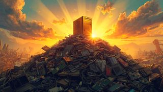 Das Sprichwort „Another man's trash is another man's gold“ gilt auch für das Thema Elektroschrott. (Bild: Canva / KI-generiert)