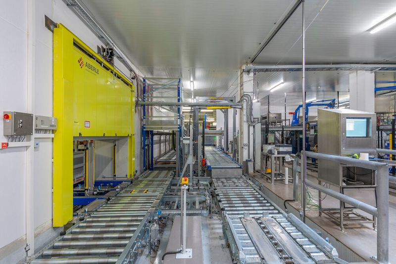 Die Fördertechnik für den Versand der Lebensmittelprodukte konnte komplett entkoppelt aufgebaut werden. (Aberle)