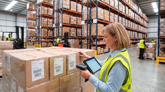Kaspersky entdeckt Cyberrisiko in Logistik: Fehlende Authentifizierung zwischen Barcode-Scanner und Basisstation ermöglicht potenziell die Ausführung unautorisierter Befehle auf angeschlossene Computer. (Bild:  frei lizenziert / KI-generiert /  Pixabay)