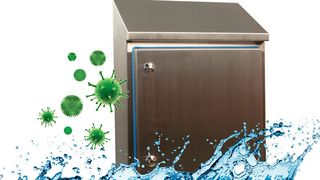 Häwa präsentiert auf der SPS IPC Drives in Nürnberg Gehäuse für die Lebensmittel- und Pharmaindustrie mit noch mehr Sicherheit gegen Keimbefall. (Häwa)