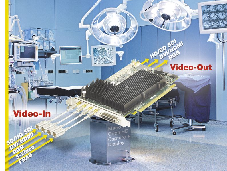 „Matrox Orion HD“ – ein flexibler Grabber für Medizin und Industrie (Bild: Rauscher)