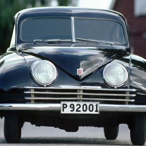 Der 1950 erstmals ausgelieferte Ur-Saab entwickelte sich zu einer über dreißig Jahre lang produzierten und weltweit erfolgreichen Bestsellerbaureihe.(Archiv: Vogel Business Media)