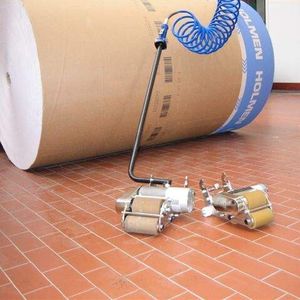Rollentransportgerät mit Druckluftmotor als Antrieb