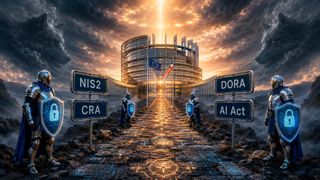 Das Bitdefender Sovereign Acceleration Program will sicherstellen, dass Daten zu Kunden, Konfigurationen, Sicherheitsereignissen, Telemetrie sowie Informationen für den Kundensupport niemals außerhalb der EU zugänglich sind, noch übertragen oder anderswo verarbeitet werden.  (Bild: Dall-E / KI-generiert)