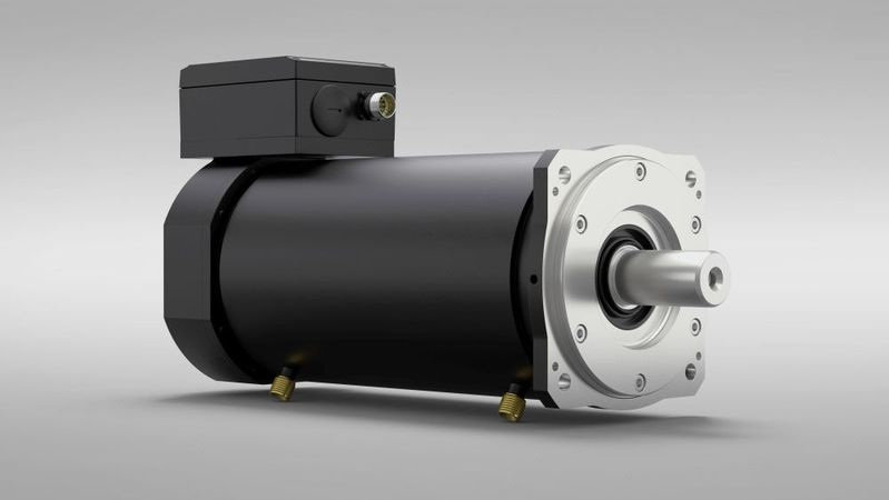 Der neue Synchron-Servomotor der Baureihe DIP: Das kompakte Kraftpaket bietet eine um den Faktor Drei höhere Beschleunigung als vergleichbare Antriebe in dieser Baugröße.(Bild:  AMKmotion)