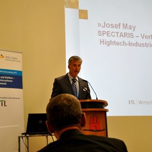 Spectaris-Vorsitzender Josef May: „Gerade die mittelständischen deutschen Hightech-Unternehmen erschließen sich neue Exportmärkte.“