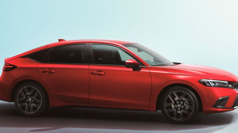 Erhältlich sein wird der neue Civic nur mit einem Hybridantrieb. (Bild: Honda)