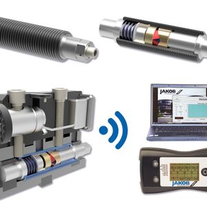Zu den Eigenschaften der Kraftspannspindeln MSP/MSPD von Jakob Antriebstechnik zählen eine sehr hohe Spannkräfte, ein großer Kraftspannhub sowie eine einfache Bedienung und Montage.