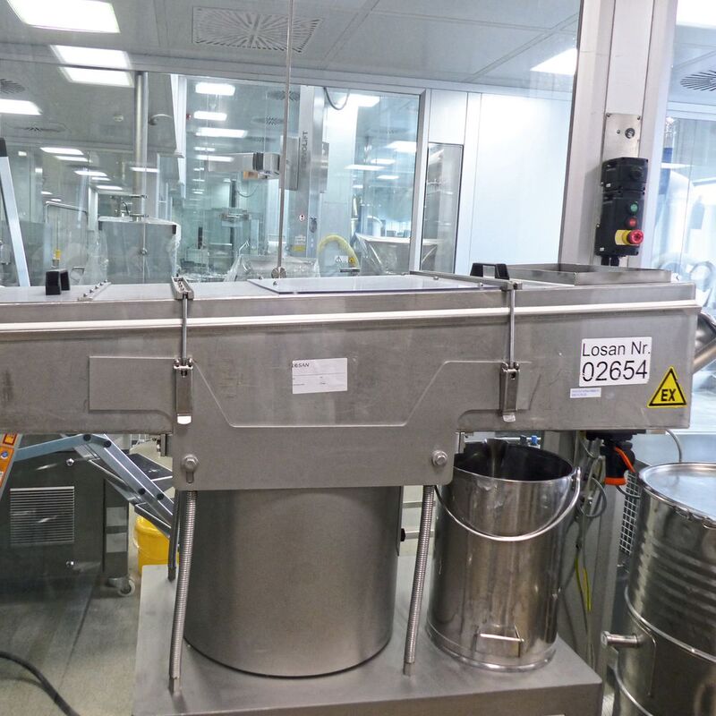 Losan Pharma  nutzt die Plansiebmaschine Siftomat zur Klassierung von Pellets.