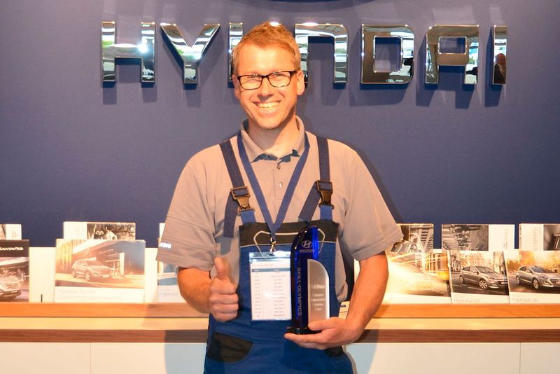 Dirk Eichhorn entschied den Techniker-Wettbewerb für sich. (Bild: Hyundai)