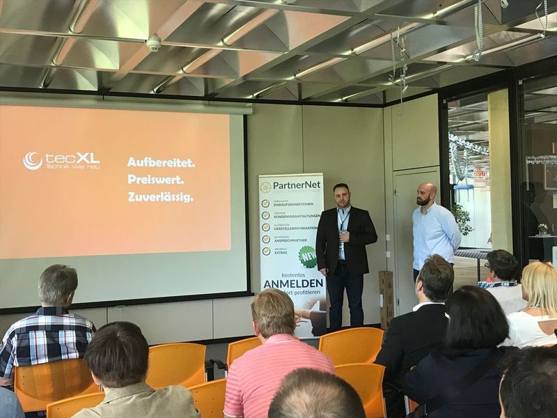 Matthias Ress (tecXL) referierte zum Thema wiederaufbereiteter Hardware – Technik wie neu. (COS / IT-BUSINESS)