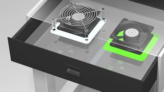 Ebm-Papst hat eine neue aktive Bremse für Lüfter entwickelt, die die Sicherheit verbessert, indem die Auslaufzeit drastisch reduziert wird. (Bild: Ebm-Papst)