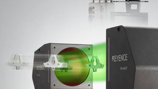 Das TM-3000 verbindet die Funktionen eines Laserscan-Mikrometers, eines Bildverarbeitungssystems und eines Profilprojektors in einem einzigen Gerät.  (Bild: Keyence)