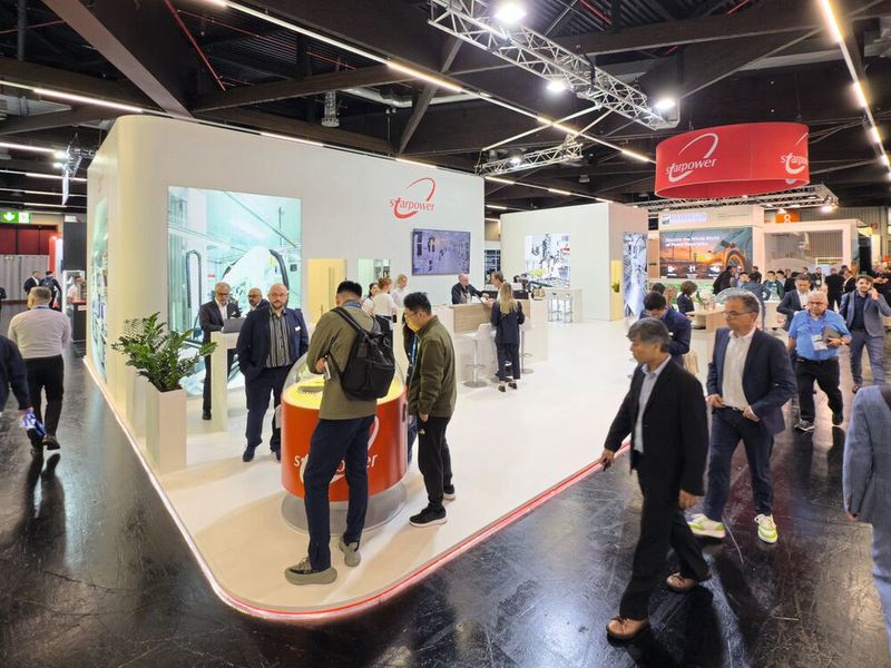 Star Power zeigt aktuelle Entwicklungen bei SiC-MOSFETs, IGBT-Modulen und Leistungsmodulen für moderne elektrische Antriebssysteme und industrielle Anwendungen. Schwerpunkte des Messeauftritts sind hohe Leistungsdichten, effizientes Thermomanagement und die Weiterentwicklung von SiC-Technologien bis 2.300 V. (Bild: StarPower)